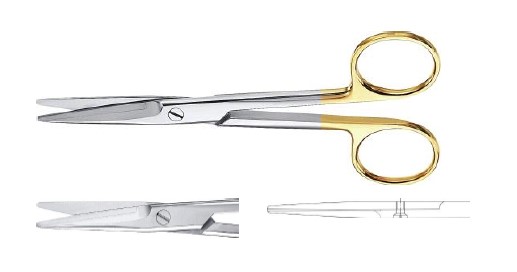 TC МАЙО НОЖИЦІ ПРЯМ. 140MM